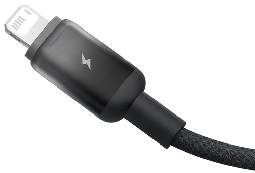 Купить Кабель круглый Baseus Lightning 8-pin - USB 2.0 Type-A черный 2 м  5627581. Характеристики, отзывы и цены в Донецке
