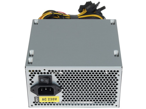Купить Блок питания POWERMAN 500W [PM-500 80plus] серый  1106315. Характеристики, отзывы и цены в Донецке
