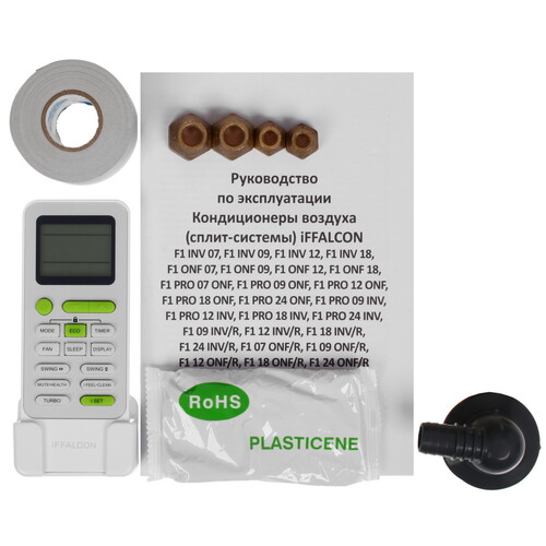 Купить Кондиционер настенный сплит-система iFFALCON F1 24 ONF/R белый  5499599. Характеристики, отзывы и цены в Донецке