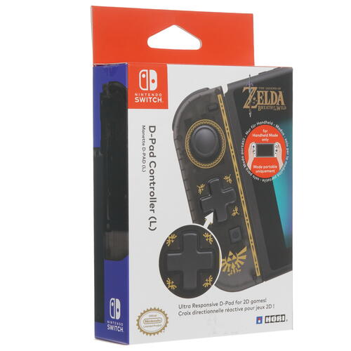 Купить Игровой контроллер проводной Hori D-Pad Controller (L) (Zelda) черный  4845745. Характеристики, отзывы и цены в Донецке