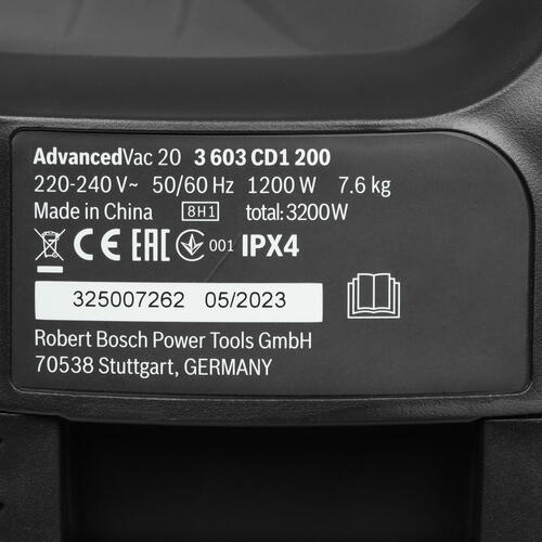 Купить Строительный пылесос  Bosch AdvancedVac 20  5434420. Характеристики, отзывы и цены в Донецке
