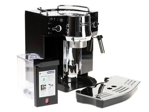 Купить Кофеварка рожковая DeLonghi EC 820.B черный  1004378. Характеристики, отзывы и цены в Донецке