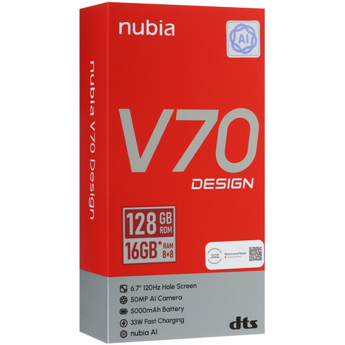 Купить 6.7" Смартфон Nubia V70 Design 128 ГБ зеленый  5625942. Характеристики, отзывы и цены в Донецке