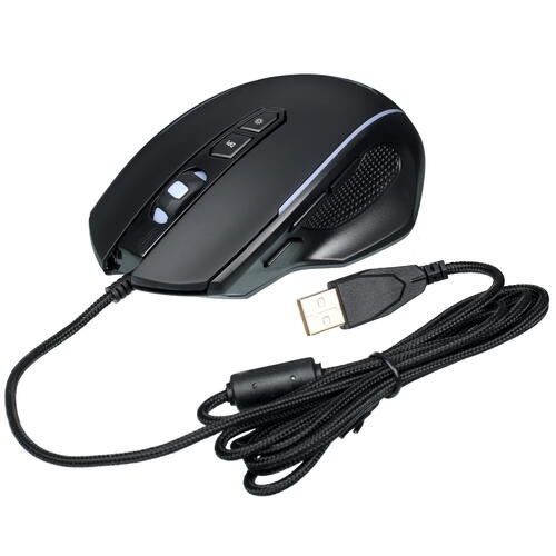 Купить Мышь проводная DEXP Hellfire GM-100  черный  5031465. Характеристики, отзывы и цены в Донецке