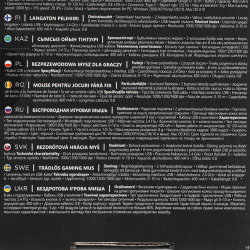 Купить Мышь беспроводная Defender Kronos GM-695 [52695] черный  5463193. Характеристики, отзывы и цены в Донецке