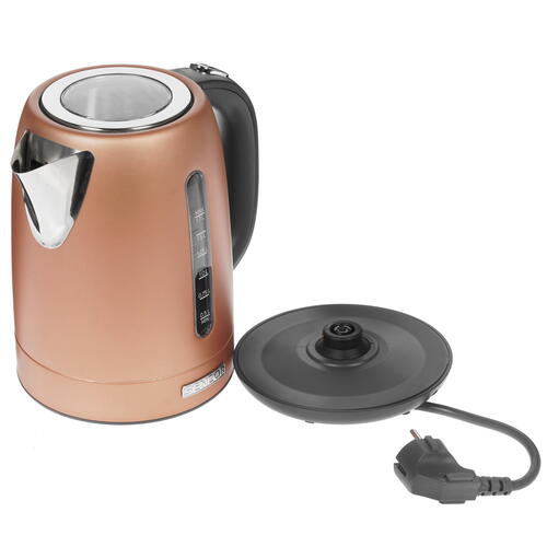 Купить Электрочайник Sencor SWK 1776GD золотистый  8179035. Характеристики, отзывы и цены в Донецке
