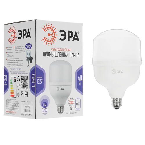 Купить Лампа светодиодная ЭРА LED E27/T120/40W/865 POWER  4781302. Характеристики, отзывы и цены в Донецке
