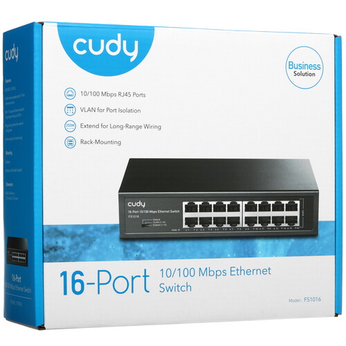 Купить Коммутатор Cudy FS1016  5608939. Характеристики, отзывы и цены в Донецке
