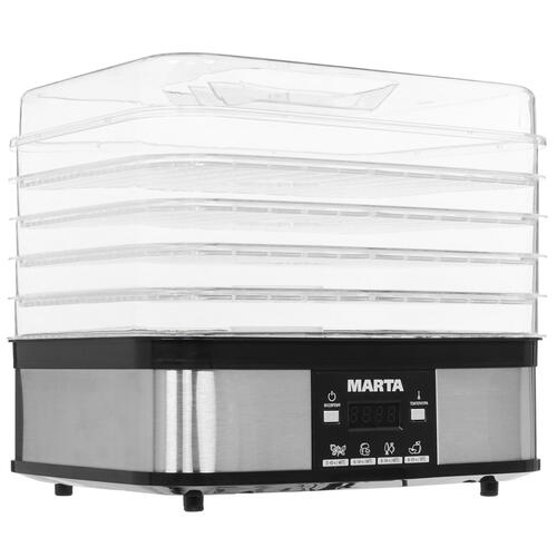 Купить Сушилка для овощей и фруктов MARTA MT-1952 серебристый  8164509. Характеристики, отзывы и цены в Донецке