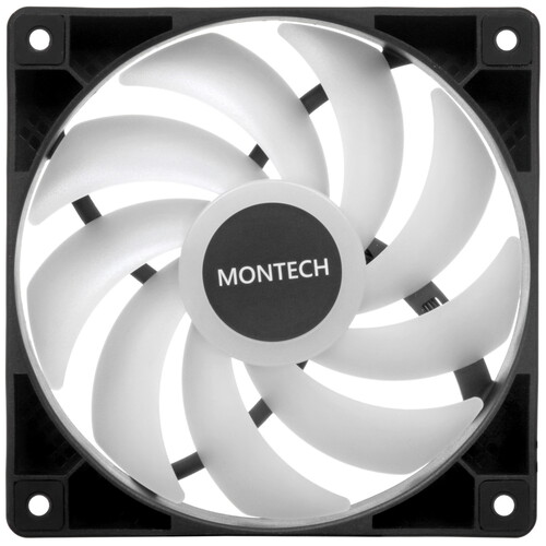 Купить Комплект вентиляторов Montech GF120 ARGB PWM [GF120B3P] черный  5620725. Характеристики, отзывы и цены в Донецке