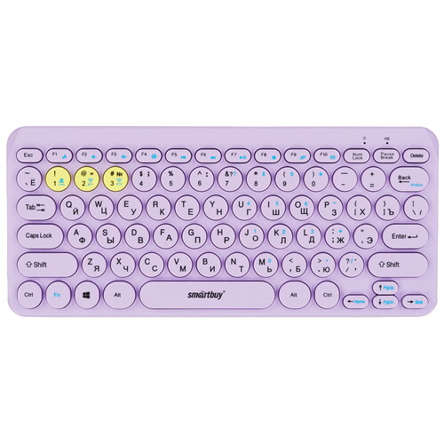Купить Клавиатура+мышь беспроводная   Smartbuy 510590 фиолетовый  9190196. Характеристики, отзывы и цены в Донецке
