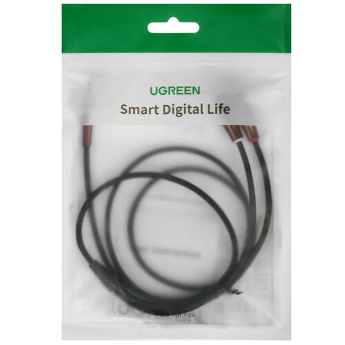 Купить Кабель   Ugreen jack 3.5 мм - 2RCA черный  5026948. Характеристики, отзывы и цены в Донецке