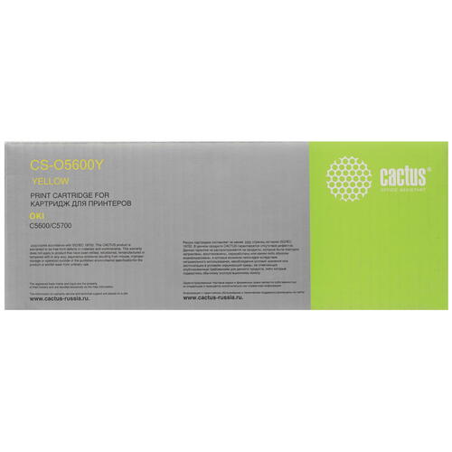 Купить Картридж лазерный Cactus CS-O5600Y желтый, с чипом  7936948. Характеристики, отзывы и цены в Донецке