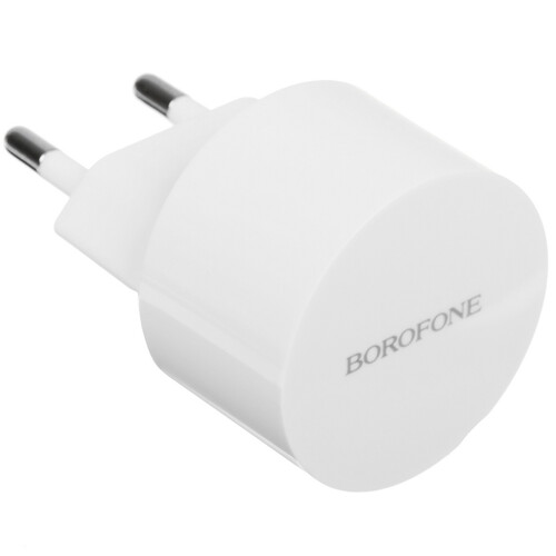 Купить Сетевое зарядное устройство Borofone BA23A белый  5474802. Характеристики, отзывы и цены в Донецке