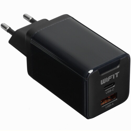 Купить Сетевое зарядное устройство Wifit WICHARGE GC2 черный  5484697. Характеристики, отзывы и цены в Донецке