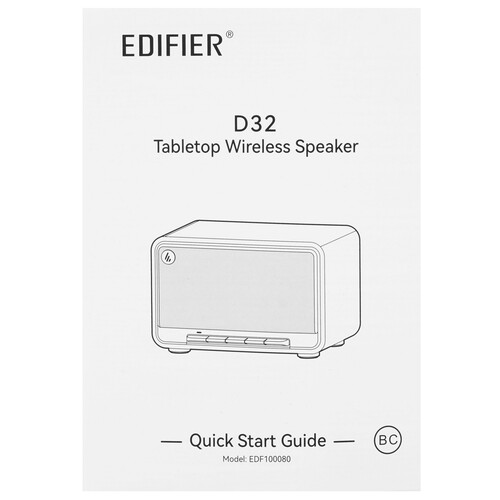 Купить Портативная колонка Edifier D32, белый  5496214. Характеристики, отзывы и цены в Донецке