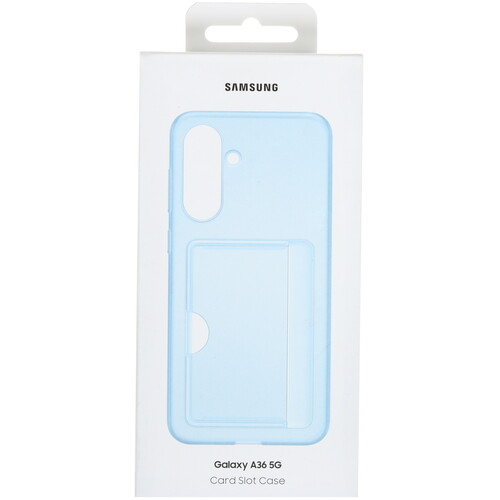 Купить Накладка  Samsung Card Slot Case для Samsung Galaxy A36 голубой  5620035. Характеристики, отзывы и цены в Донецке