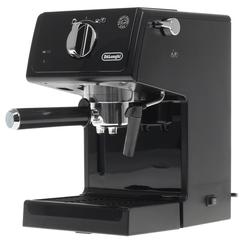 Купить Кофеварка рожковая DeLonghi Active Line ECP 31.21 черный  8116359. Характеристики, отзывы и цены в Донецке