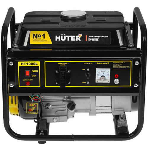 Купить Электрогенератор   бензиновый Huter HT1000L  1021215. Характеристики, отзывы и цены в Донецке