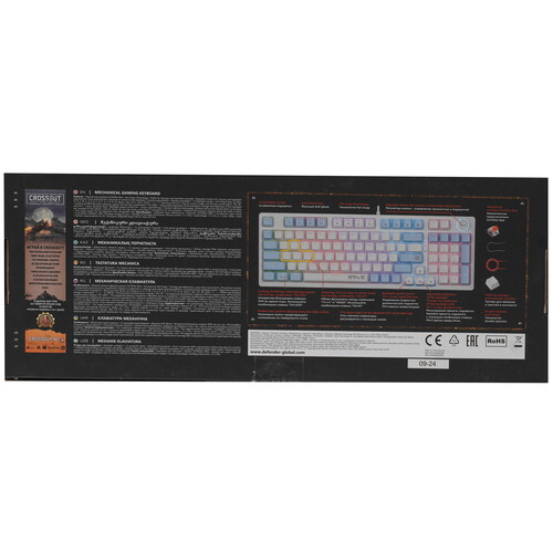 Купить Клавиатура  проводная Defender Hawk GK-418  9202984. Характеристики, отзывы и цены в Донецке