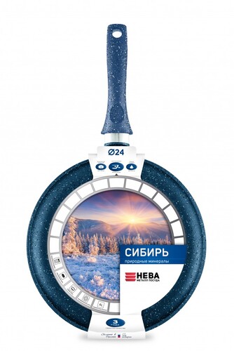 Купить Сковорода-блинница НМП Природные минералы Сибирь 246224, 24 см синий  9150141. Характеристики, отзывы и цены в Донецке