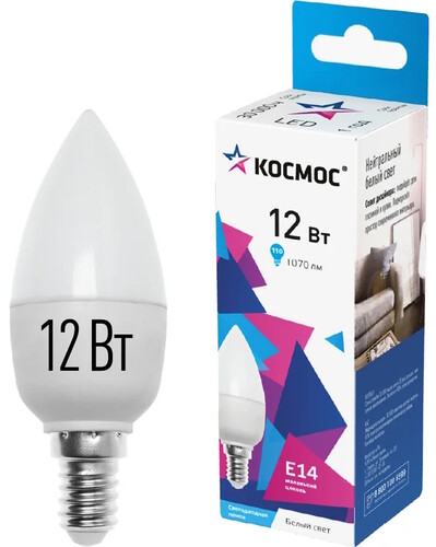 Купить Комплект светодиодных ламп Космос LkecLED12wCNE1445  9303153. Характеристики, отзывы и цены в Донецке