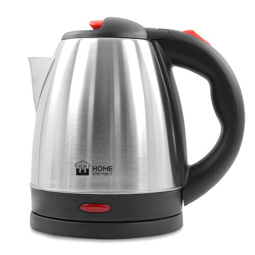 Купить Электрочайник HOME ELEMENT HE-KT197 красный рубин серебристый  9091581. Характеристики, отзывы и цены в Донецке