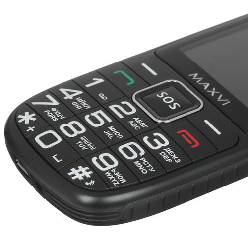 Купить Сотовый телефон Maxvi B9 черный  4714234. Характеристики, отзывы и цены в Донецке