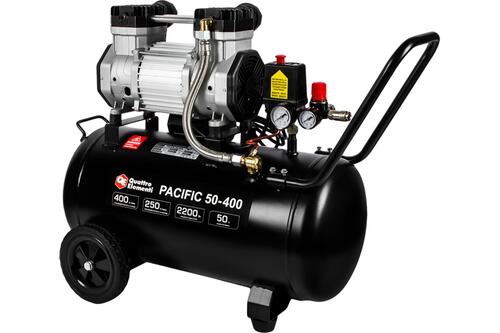 Купить Компрессор поршневой безмасляный Quattro Elementi PACIFIC 50-400  9014349. Характеристики, отзывы и цены в Донецке