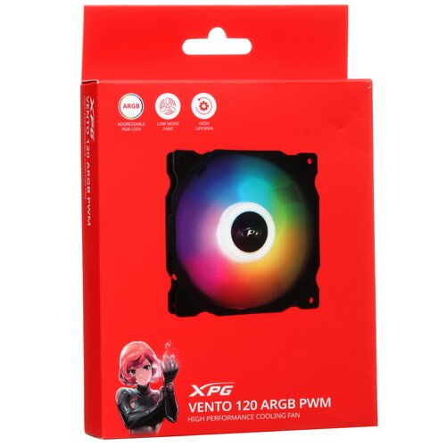 Купить Вентилятор ADATA XPG VENTO 120 ARGB PWM  5464028. Характеристики, отзывы и цены в Донецке