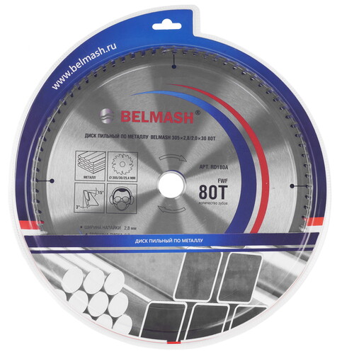 Купить Диск пильный BELMASH RD180A  9153366. Характеристики, отзывы и цены в Донецке