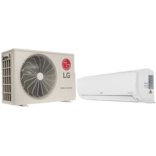 Купить Кондиционер настенный сплит-система LG DC18RH белый  5331677. Характеристики, отзывы и цены в Донецке