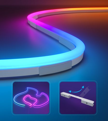Купить Умная неоновая лента Govee Preinstalled Strip Light 4m H61D4C11 RGBIC, 4 м  5488142. Характеристики, отзывы и цены в Донецке