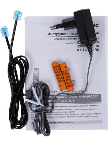 Купить Телефон беспроводной (DECT) Panasonic KX-TG1611RUR  0133102. Характеристики, отзывы и цены в Донецке
