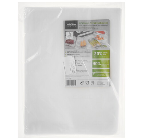 Купить Пакеты для вакуумного упаковщика CASO 4 sterne 30*40  9297263. Характеристики, отзывы и цены в Донецке