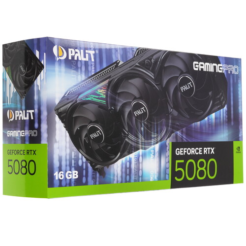 Купить Видеокарта Palit GeForce RTX 5080 GamingPro  5613308. Характеристики, отзывы и цены в Донецке