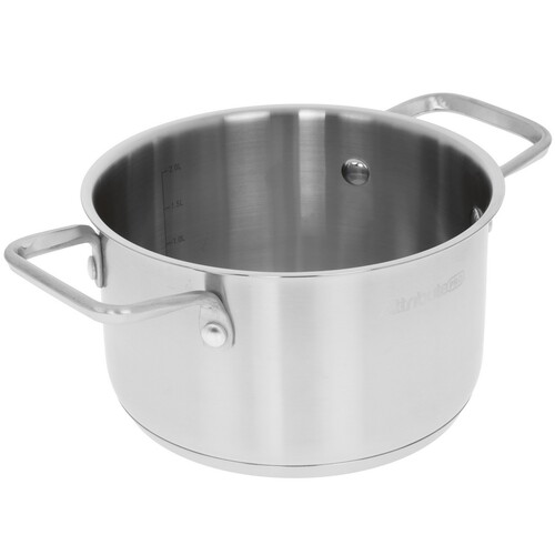 Купить Кастрюля Attribute ARGENTO 2.5 л 18 см серый  9210970. Характеристики, отзывы и цены в Донецке