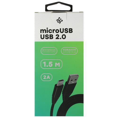 Купить Кабель круглый DEXP micro USB - USB 2.0 Type-A черный 1.5 м  4834206. Характеристики, отзывы и цены в Донецке