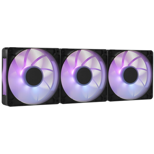Купить Комплект вентиляторов Corsair iCUE LINK RX120 MAX RGB [CO-9051034-WW] черный  9269923. Характеристики, отзывы и цены в Донецке