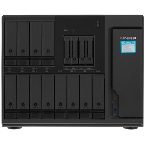 Купить Сетевое хранилище (NAS) QNAP TS-1655-8G  5400709. Характеристики, отзывы и цены в Донецке