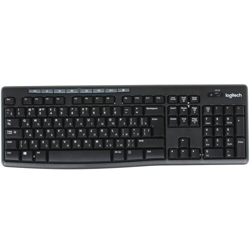 Купить Клавиатура+мышь беспроводная   Logitech MK270 черный  0164809. Характеристики, отзывы и цены в Донецке