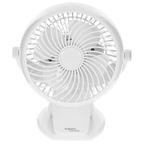Купить Вентилятор Scarlett SC-DF111S98  белый  9001320. Характеристики, отзывы и цены в Донецке