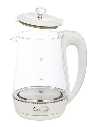 Купить Электрочайник Energy E-207 белый  9088436. Характеристики, отзывы и цены в Донецке
