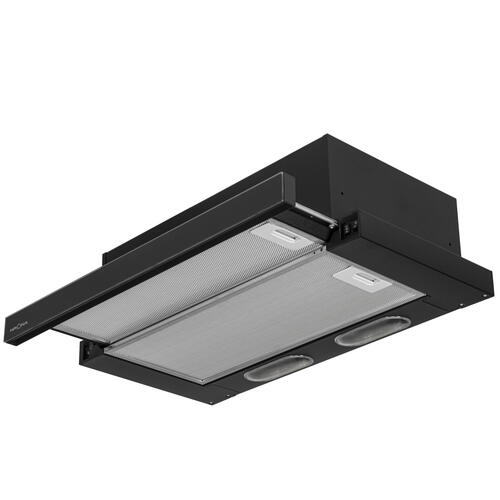 Купить Вытяжка телескопическая KRONA KAMILLA 600 2DN BL GLASS черный  9092406. Характеристики, отзывы и цены в Донецке