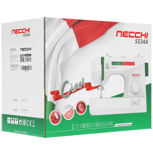 Купить Швейная машина Necchi 5534 А  5336969. Характеристики, отзывы и цены в Донецке
