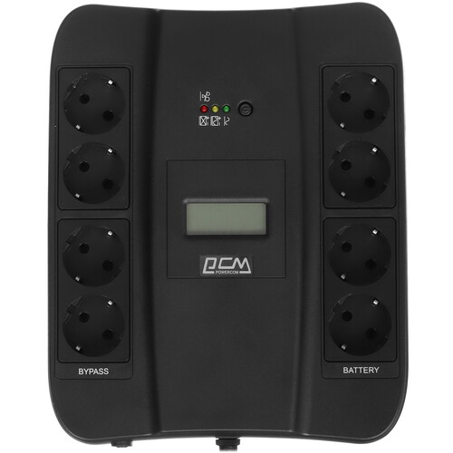Купить ИБП Powercom SPD-900U LCD  9908158. Характеристики, отзывы и цены в Донецке