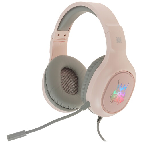 Купить Проводные наушники Defender Fury розовый 2025  9231066. Характеристики, отзывы и цены в Донецке