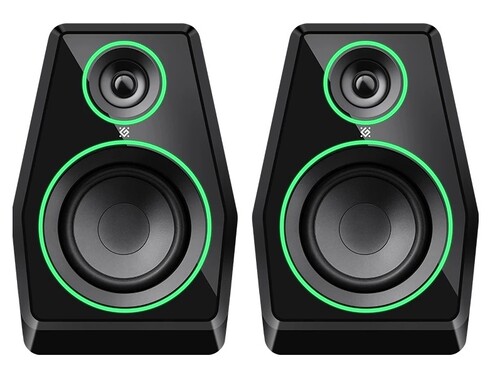 Купить Колонки Defender Solar 10 черный  9232563. Характеристики, отзывы и цены в Донецке