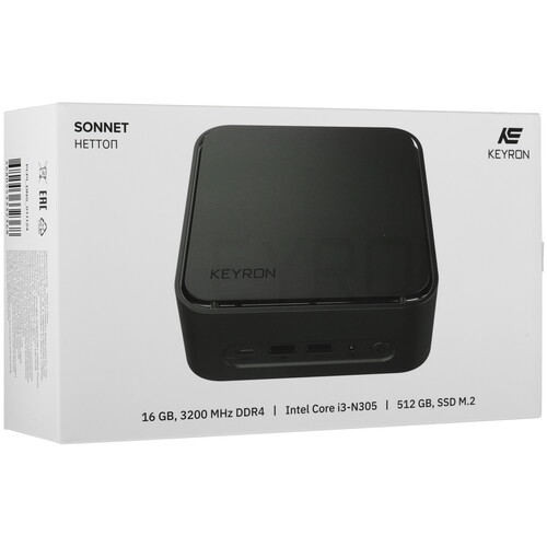 Купить Мини ПК KEYRON Sonnet  9207027. Характеристики, отзывы и цены в Донецке