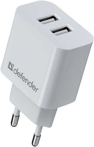Купить Сетевое зарядное устройство Defender UPA-22 белый  5466516. Характеристики, отзывы и цены в Донецке